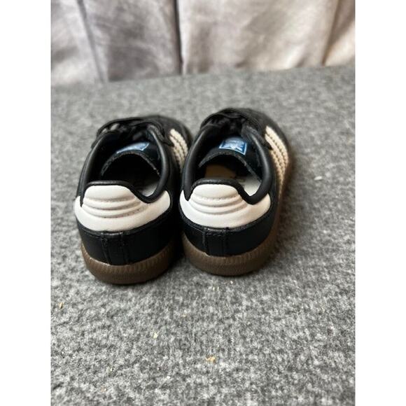 Adidas Samba OG Shoes Kids 6 Classic Black Gum Soccer Low Turf Indoor Sneaker - Picture 4 of 9